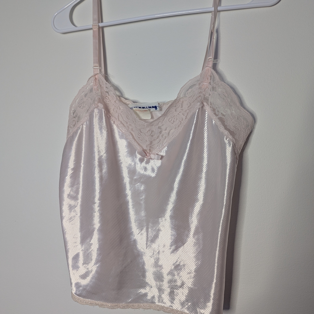 Vintage Pink Lace Camisole